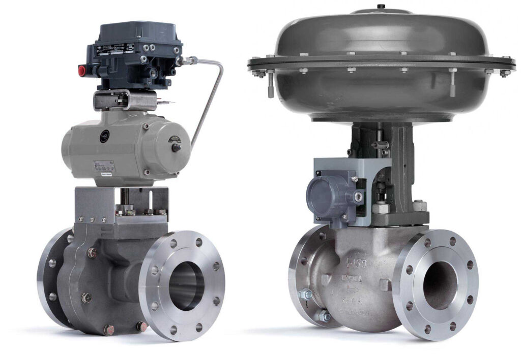 4″ Clarke Valve Dilating Disk™ Valve compared to a 4″ Globe Valve